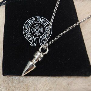 Chrome Hearts Bullet 925 Silver Necklace